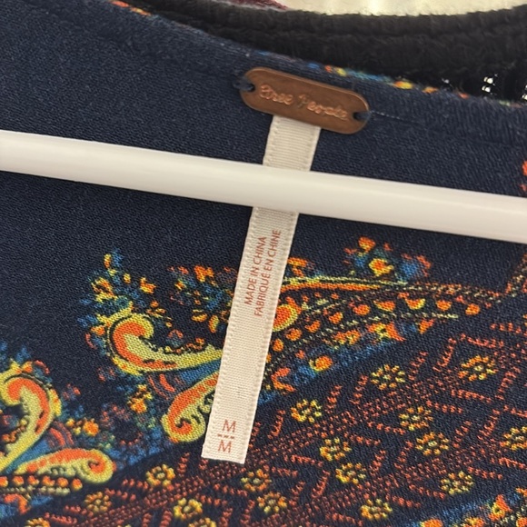 Free People Blue and Orange Asymmetrical Tunic - Picture 10 of 10